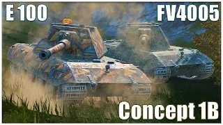 E 100, Concept 1B & FV4005 ● WoT Blitz