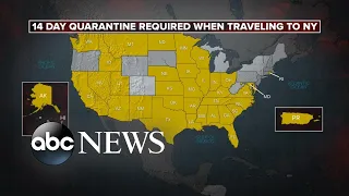 New York sets up quarantine checkpoints to stop COVID-19 | ABC News