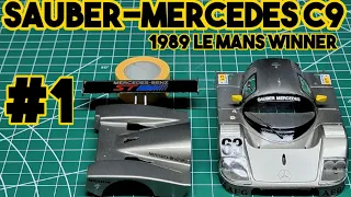 Building: TAMIYA 1/24 SCALE SAUBER MERCEDES C9