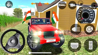 Indian Cars Simulator 3D - Mahindra Thar 4X4 SUV  Car Realistic Driving - Car Game Android Gameplay