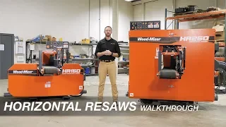 HR150 and HR250 Horizontal Resaw Walkthrough | Wood-Mizer