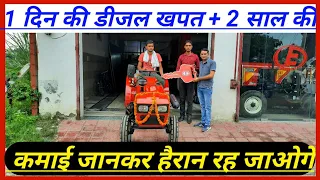 Eicher 188 Mini Tractor Price & Delivery | Eicher 188 Mini Tractor Fuel Consumption in one Day |