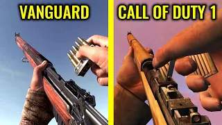Call of Duty 1 vs Vanguard -  Weapons Comparison