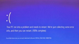 Critical structure corruption Windows 10: Как исправить