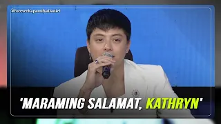 Daniel Padilla pinasalamatan si Kathryn Bernardo sa contract renewal