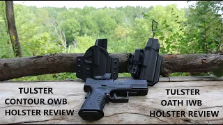 TULSTER OATH IWB AND CONTOUR OWB HOLSTER REVIEW!!