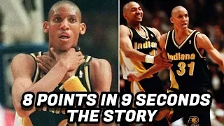 The Story Behind Reggie Miller’s 8 Points in 9 Seconds! Greatest NBA Comeback?