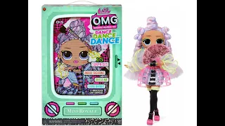 Unpacking L.O.L OMG Dance Dance Dance Miss Royale, распаковка кукла ЛОЛ ОМГ Мисс Рояль