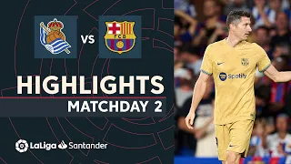 Highlights Real Sociedad vs FC Barcelona (1-4)
