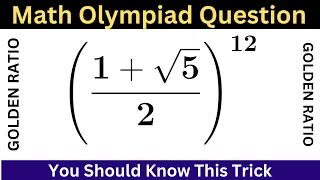 Hardest Math Olympiad Golden Ratio Problem #infinitypimath