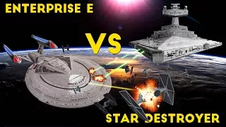 Imperial Star Destroyer VS the Enterprise E PART 1