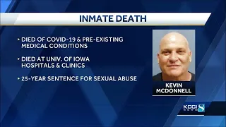 Iowa Department of Corrections reports 19th inmate death related to COVID-19