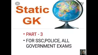 STATIC GK part -3