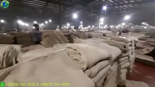 Jute Hessian Fabric & Bags production inside factory visit by Algerian buyers in Bangladesh