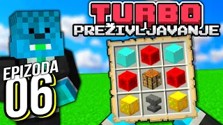 MINECRAFT: TURBO PREŽIVLJAVANJE #6 - TURBO CRAFTING TABLE