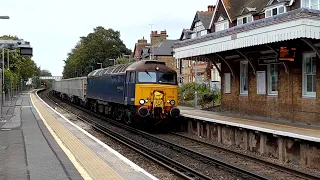 Class 57 loco on training trip around the Kent Coast