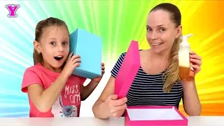 ТАЙНЫЕ КОРОБКИ 🗃️ СЛАЙМ ЧЕЛЛЕНДЖ 🌈 #3 MYSTERY BOX SLIME CHALLENGE!!!