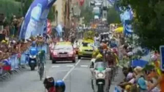 Exhibición de Valverde y Contador en el Galibier (Tour 07)