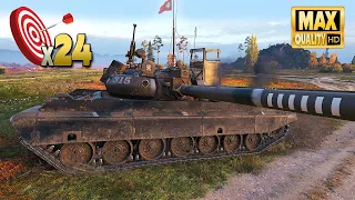 Vz. 55: Thriller on map Fjords - World of Tanks