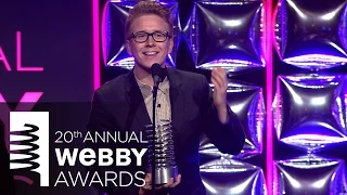 Tyler Oakley's 5-Word Speech at the 20th Annual Webby Awards