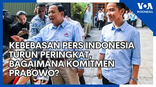 Kebebasan Pers Indonesia Turun Peringkat, Bagaimana Komitmen Prabowo?