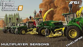 Silage & wheat harvest, baling straw | GreenRiver2019 | Multiplayer with Seasons | Episode 61