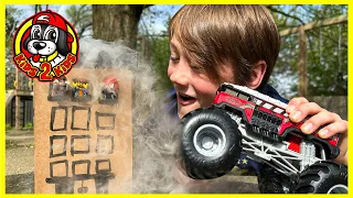 FIRE TRUCK TOY RESCUE! 🚒 Monster Jam & Hot Wheels Monster Trucks COMPILATION