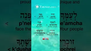 The Ana Bekoach blessing is divided into 7 verses, each with 6 letters (for a total of 42 letters).