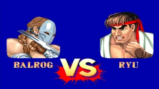 VEGA vs RYU (Hardest All) - Street Fighter II Hack: Champion Edition