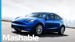 Elon Musk Unveils Tesla's Model Y