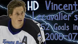 Vincent Lecavalier's 52 Goals in 2006-07 (HD) (Rocket Richard Season)