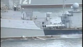 Парад в Севастополе на день ВМФ в 2001 году