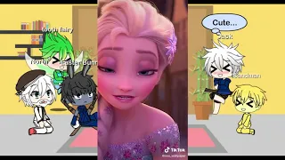 Rise of the guardians reacts to  frozen tik toks ( part 2 ) | Gacha Life |○