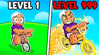 LEVEL 1 vs LEVEL 999 FASTEST BIKE in Roblox Bike Obby!