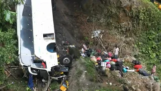 Siete personas mueren en accidente de autobús en Colombia | AFP