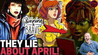 Teenage Mutant Ninja Turtles GETS WOKE By Making April Black AND FAT And LIES ABOUT HER ORIGINS!
