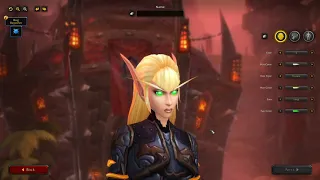 World of Warcraft Shadowlands Character Creation Blood Elf Female