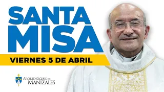 🙌MISA DE HOY viernes 5 de abril de 2024 P. Rigoberto Rivera. Arquidiócesis de Manizales ▶️#misadehoy