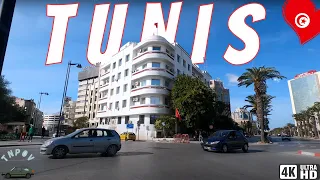 Tunis to Mutuelleville, Tunisia 🇹🇳 4k