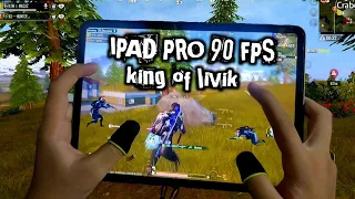 BEST 4-FINGERS CLAW 90 FPS IPAD PRO M1 CHIP HANDCAM GAMEPLAY | PUBG MOBILE