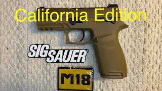 Sig P320 M18 California Edition Unboxing @thelefthandedshooter99