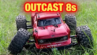 Arrma Outcast 8S First Drive First Break!