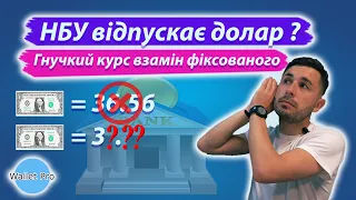 НБУ відпускає курс долара. Гнучкий курс валют замість фіксованого. Що буде з курсом валют від НБУ ?