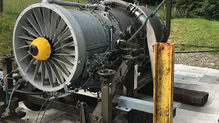 RR Spey Jet Engine Full Power Backyard Test Run