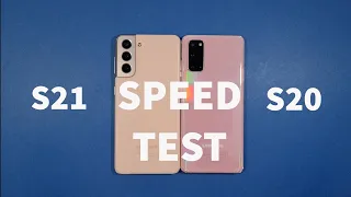 Samsung S21 vs Samsung S20 Speed Test