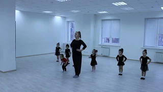 Видео-урок (I-семестр: декабрь 2017г.) - филиал Червишевский, группа 2-3 года, Детский танец