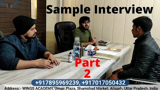 Sample Interview | Part 2 | 6th Entrance | 9th Entrance | free preparation