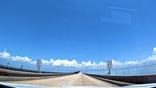 The World's Longest Overwater Bridge (the Lake Pontchartrain Causeway) Go Pro: Live, Love, Travel