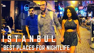 Night Walking Tour In Istanbul Turkey | beşiktaş & Istiklal Street 2021 | 4k UHD 60FPS | Summer walk