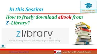 How to freely download books or research papers? |  Z-Library | Dr. Muntazir Hussain